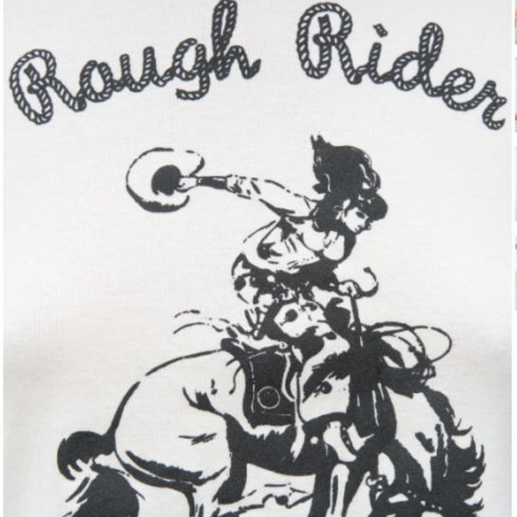 NEW Brandy Melville tan cowboy Rough Riders top - Picture 6 of 6